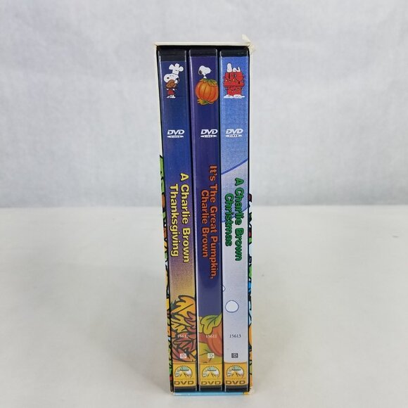 Peanuts Classic Holiday 3 DVD Collection- Thanksgiving, Great Pumpkin, Christmas - Picture 4 of 16